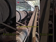 Dayanıklı Gübre Kaplama Sistemi Kompoze Gübre Üre Granülleri Kaplama Makinesi