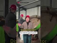 1-3 metre çapındaki bir disk granülatörün alçı tozu işlemek için neden seçildiğini anlayın.