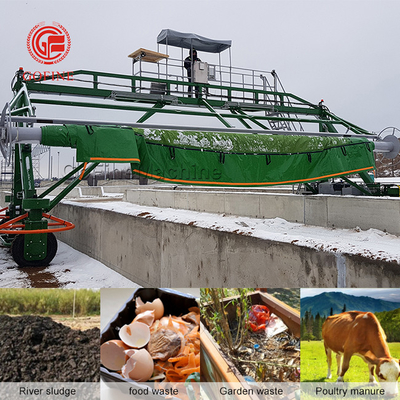 380v Biyolojik Atık Tavuk gübre Fermantasyon Organik gübre Kompost Turner