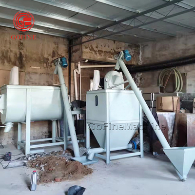 55kw Balık Yemleri Pellet Yapma Makinesi Ot Taneleri Mısır Soya Fasulyesi için 15 ton / saat