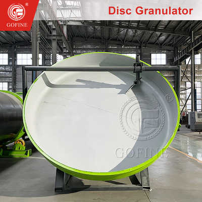 Toz Npk Urea Bileşik Gübre Pelletizer Disk Granulator Gübre Makinesi