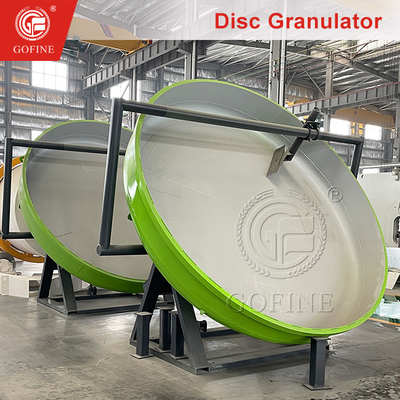 1-2t/h ıslak granülatör disk granülatör makinesi gübre üretim hattı için