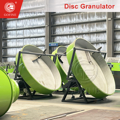 3-10mm bileşik organik gübre granülleri disk pan gübre granulasiyon makinesi