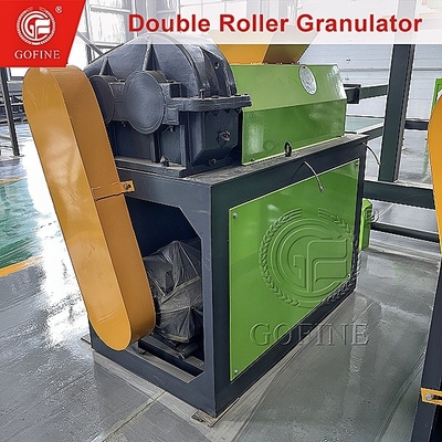 1-2T/Saat Üretim Kapasitesi 300x150mm Roller ile Çift Roller Gübre Granulatörü