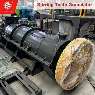 Küresel top şeklinde organik gübre granulatörü 15kw makul yapı makinesi