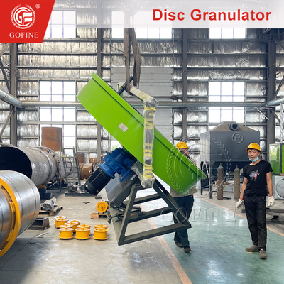 1-2 T/H Disk Organic Fertilizer Granulator For Wet Granulation