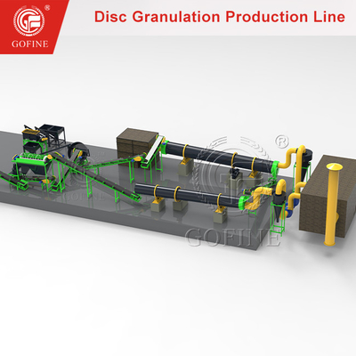 Disk Tipi Islak Granülasyon Bileşik Gübre Ureya Üretim Hatı