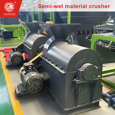 4 ton/saat Hayvanlık Sığır gübre organik gübre kırıcı ekipmanları