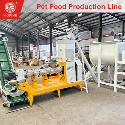 Evcil hayvan besinleri işleme fabrikası Köpek besinleri üretim hattı