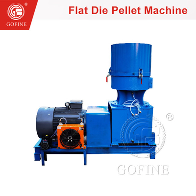 Son Granüller 2-8mm Sütunlu Parçacıklar Gübre Üretim hattı için Düz Ölçümlü Pellet Makinesi