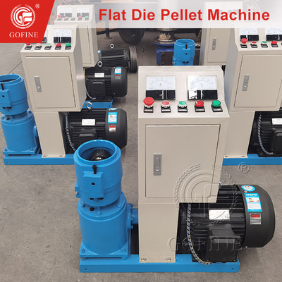 Çeşitli Pellet Kalıpları İçin Elektrik Motoru Flat Die Pellet Mill