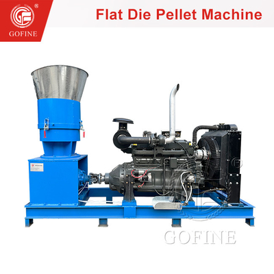 Büyük çıkışlı dizel halka düz ölçekli pelet işleme makinesi