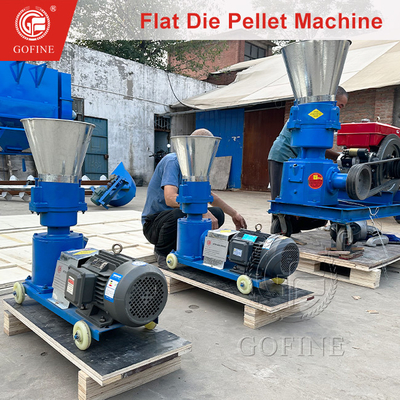Kuru Ekstrüsiyon Tipi Elektrikli Motor Küçük Pellet Mill