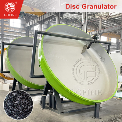 Disk Granülatör Gübre Makinesi 1-2T/S PLC Kontrol Sistemi ile