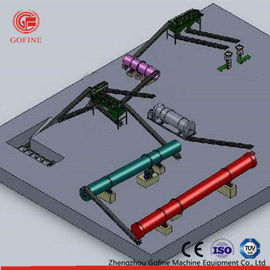 Tavuk Gübre Organik Gübre Üretim Hattı Büyük Kapasiteli Kararlı Çalışma