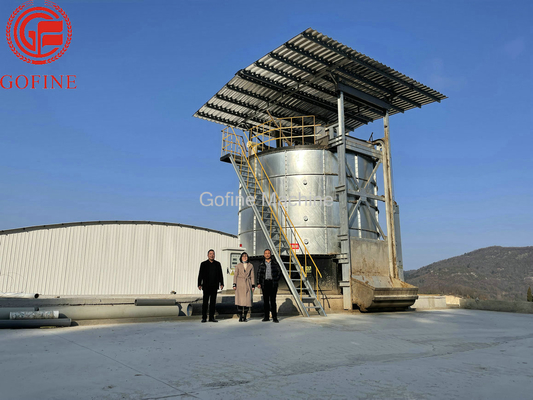 18.9KW Hayvan Çiftliği Aerobik Kompost Gübre Üretimi Fermantasyon Tankları