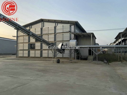 110KW Silindirik Organik Gübre Fermantasyon Ekipmanları Karbon Çelik Kompost Tankı