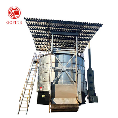 Özel Kompost Gübre Üretimi Fermentör Tankı Gıda Atıkları Tavukçuluk Tavuk Çiftliği